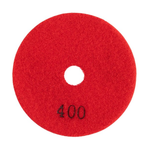 Алмазный гибкий шлифовальный круг (АГШК) DIAMASTER 100*2,2 №400 бетон красный