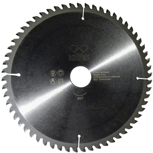 Диск пильный по металлу KEOS 216x30 z60 (WMB216.60)