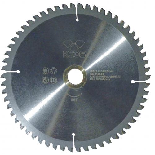Диск пильный по металлу KEOS 190x30/20 z58 (WMB190.58)