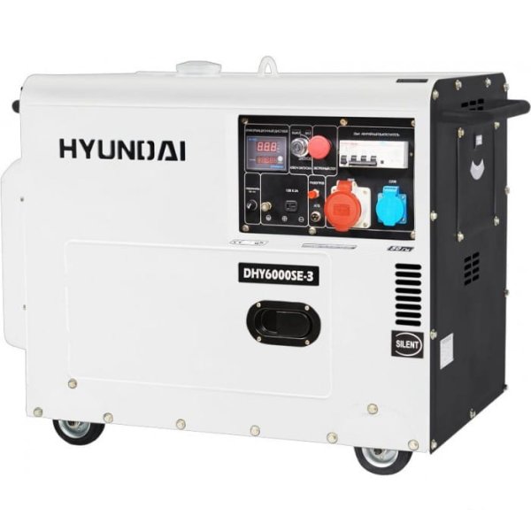 Дизельный генератор HYUNDAI DHY 6000SE-3 с автозапуском