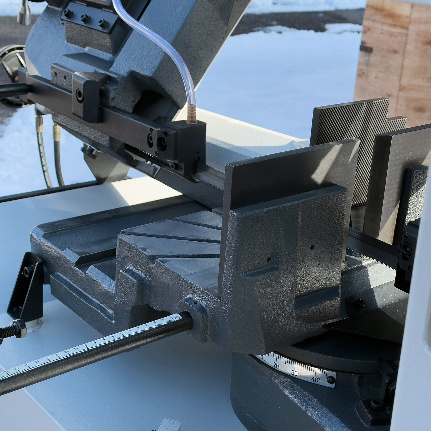 PPS-270HPA полуавтоматический ленточнопильный станок по металлу