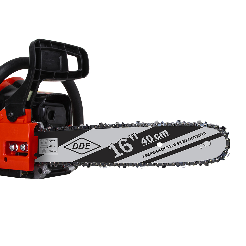 Шина пилы цепной сварная DDE 16"/ 40 см 3/8"-1,3-55 зв (для цепи 91P/VS/VXL)(160SDEA074)(для цепи 91P/VS/VXL)(160SDEA074)