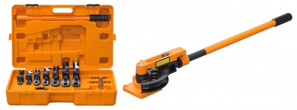 Трубогиб ручной в кофре Stalex MPB-25S, 3/8"- 1", 25 кг.