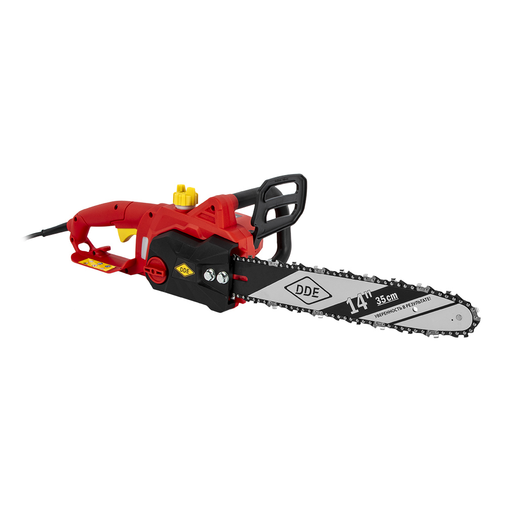 Пила цепная электрическая DDE CSE160 (дв. попер, 1,6 кВт, шина 35 см, 3/8PM-52-1,3)(дв. попер, 1,6 кВт, шина 35 см, 3/8PM-52-1,3)
