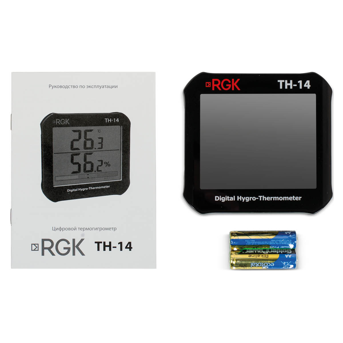 Термогигрометр RGK TH-14 с поверкой