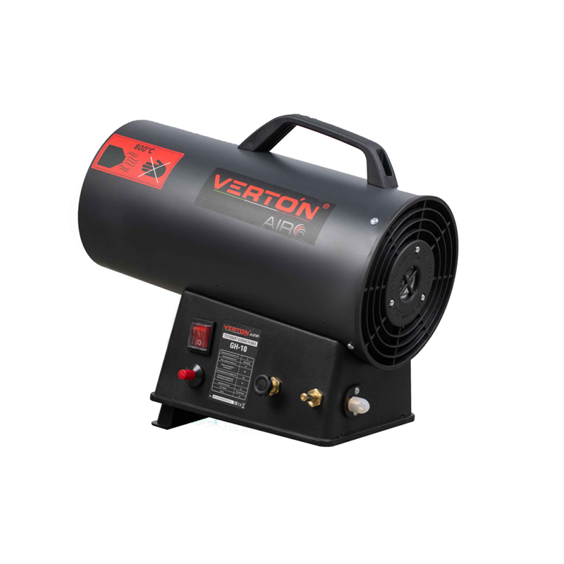 Газовая тепловая пушка Verton Air GH-10 (10 кВт,330м3,0,7кг/ч,рег.высоты/подачи газа,пропан/бутан)