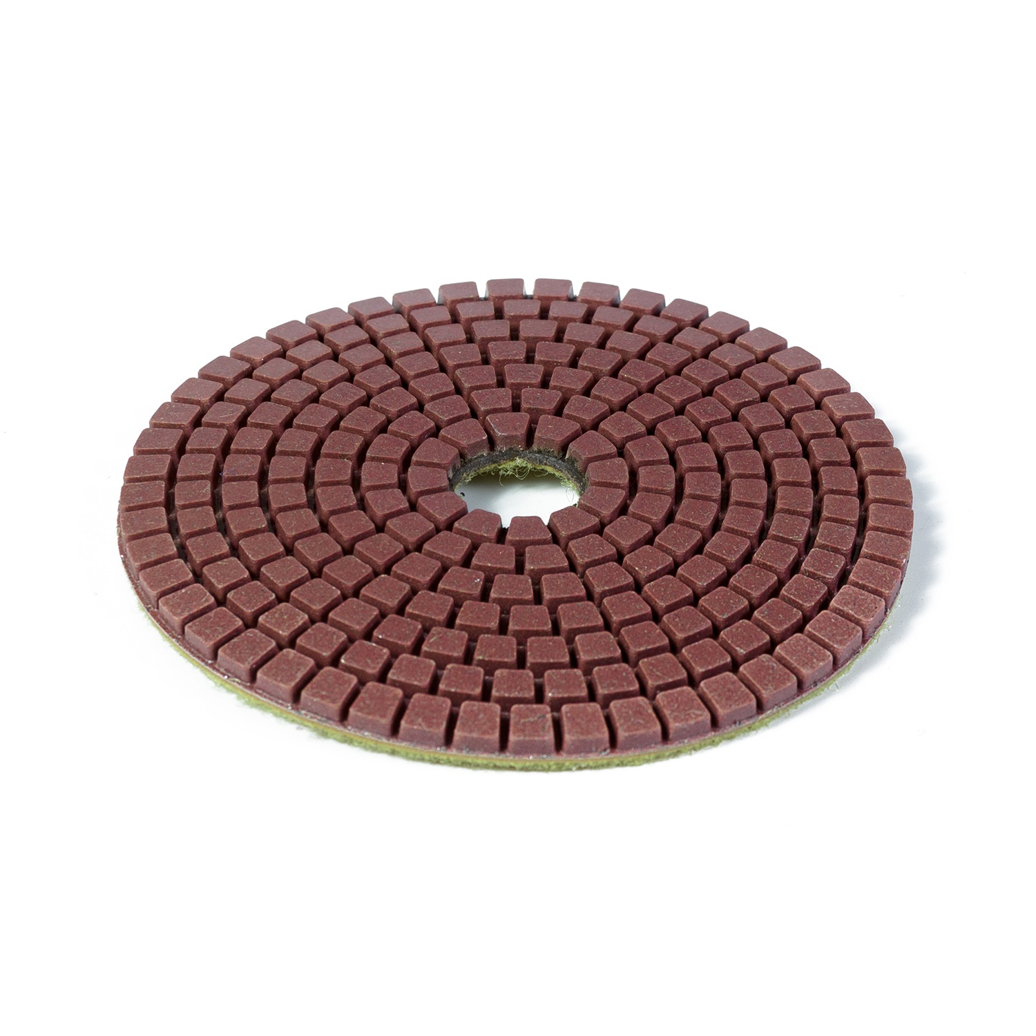 Алмазный гибкий шлифовальный круг (АГШК) DIAMASTER 100*2 №100 бетон желтый