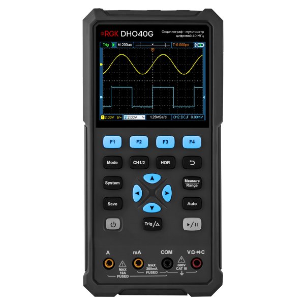 Осциллограф - мультиметр RGK DHO40G с поверкой
