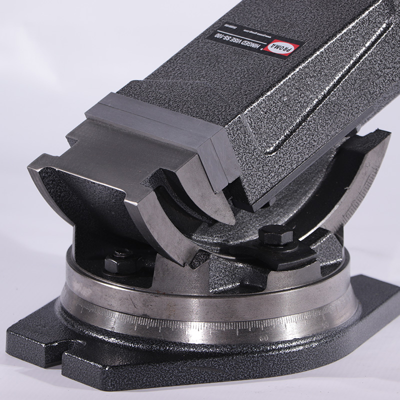 SS-100 откидные тиски с поворотным осн.