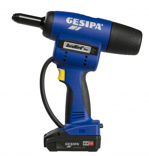 Заклепочник AccuBird Pro with CAS, 2 аккумулятора