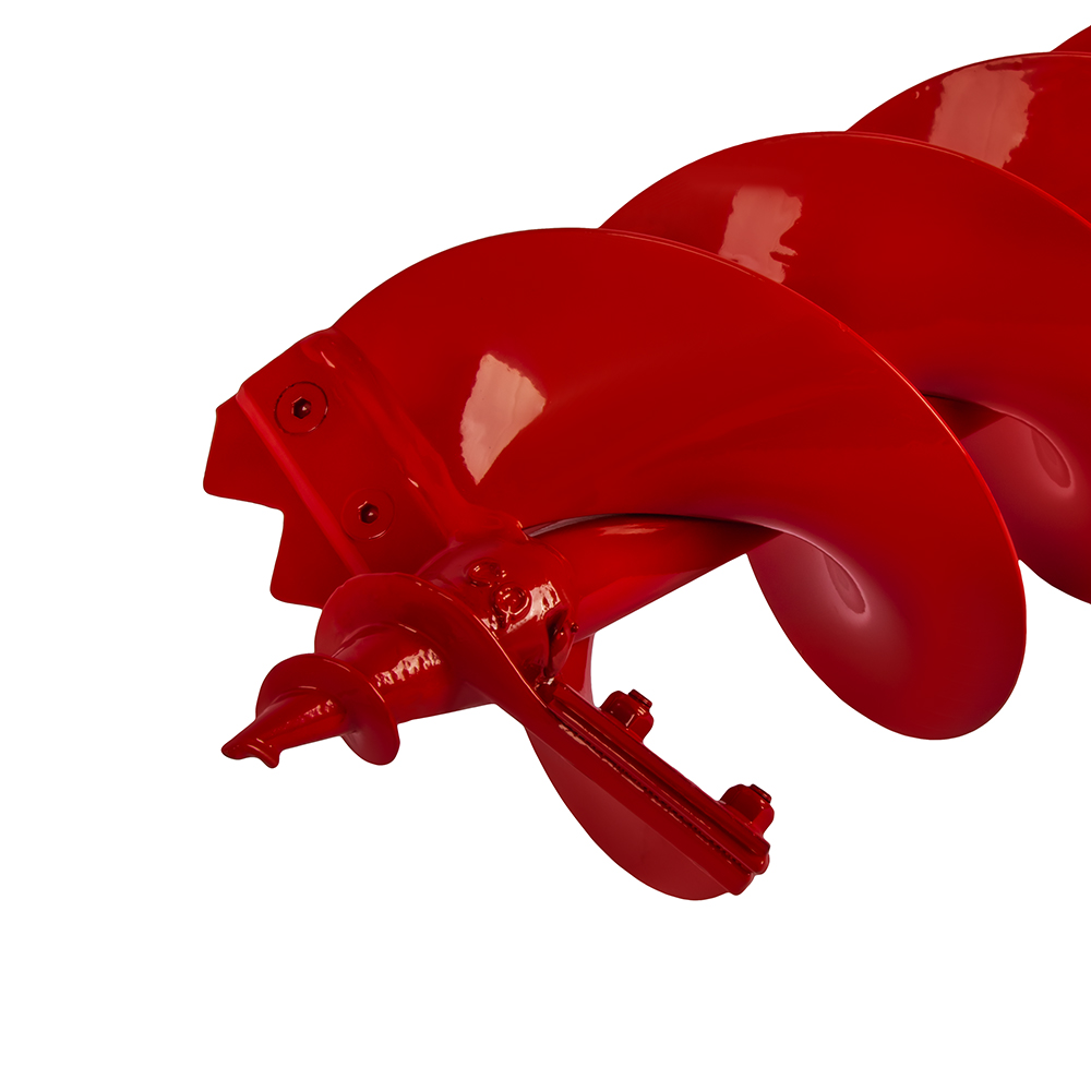 Шнек двузаходный для грунта DDE мотобура (ф = 150 мм,  L = 800 мм, посадка на вал 20 мм)L = 800 мм, посадка на вал 20 мм)