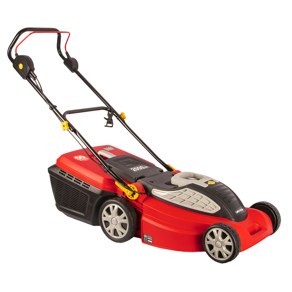 Газонокосилка электрическая DDE LME 4320 (шир 43 см 2,0 кВт выс 25-85 мм сборник)(шир 43 см 2,0 кВт выс 25-85 мм сборник)