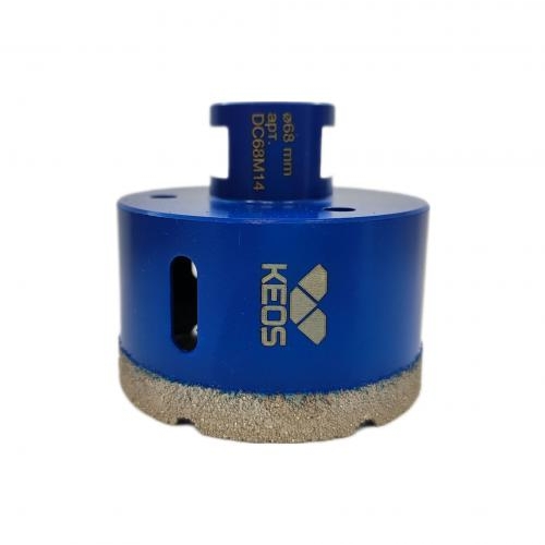 Коронка алмазная по керамограниту KEOS PRO 80мм M14 (DC80M14)