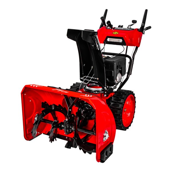 Снегоуборщик бензиновый DDE ST9071LE (SnowEngine 9,0 л.с., ширина 71 см, скор. +6/-2, кол. 16", упр-ние на панели, эл. старт, фара)(SnowEngine 9,0 л.с., ширина 71 см, скор. +6/-2, кол. 16", упр-ние на панели, эл. старт, фара)