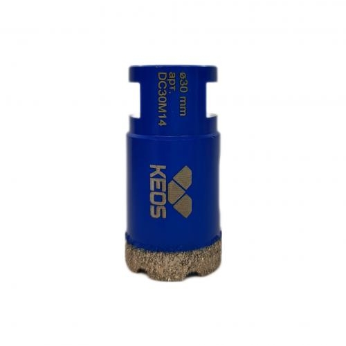 Коронка алмазная по керамограниту KEOS PRO 30мм M14 (DC30M14)