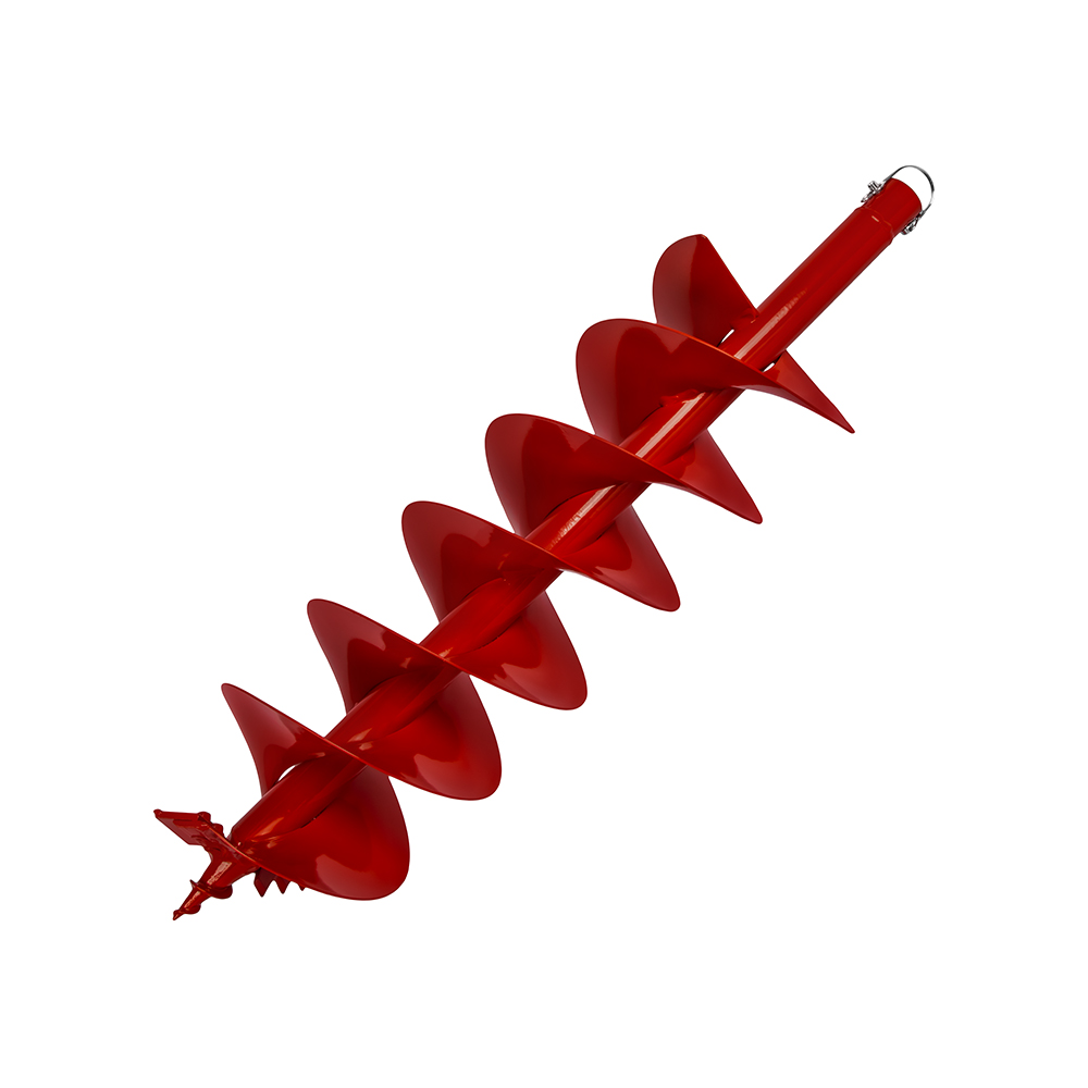 Шнек двузаходный для грунта DDE мотобура (ф = 200 мм,  L = 800 мм, посадка на вал 20 мм)L = 800 мм, посадка на вал 20 мм)