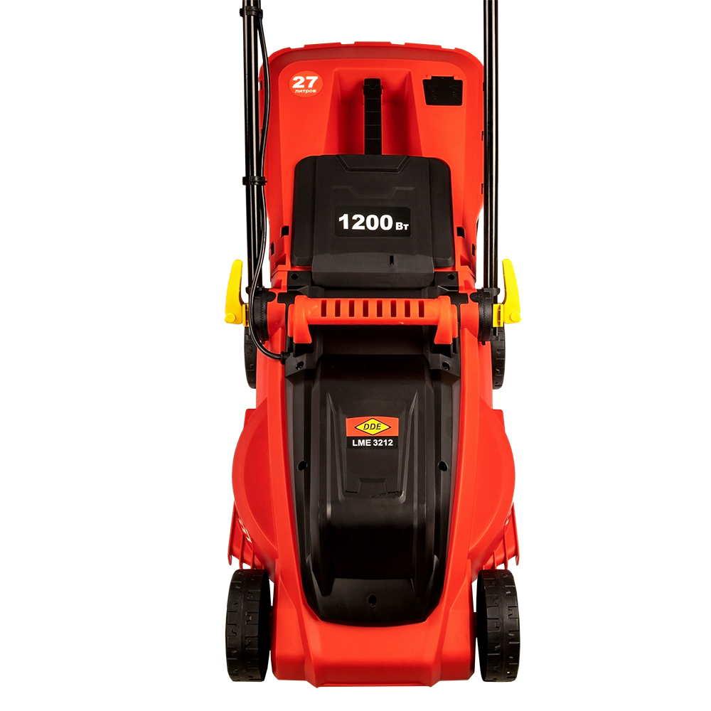Газонокосилка электрическая DDE LME 3212 (шир 32 см 1,2 кВт выс 25-60 мм сборник)(шир 32 см 1,2 кВт выс 25-60 мм сборник)