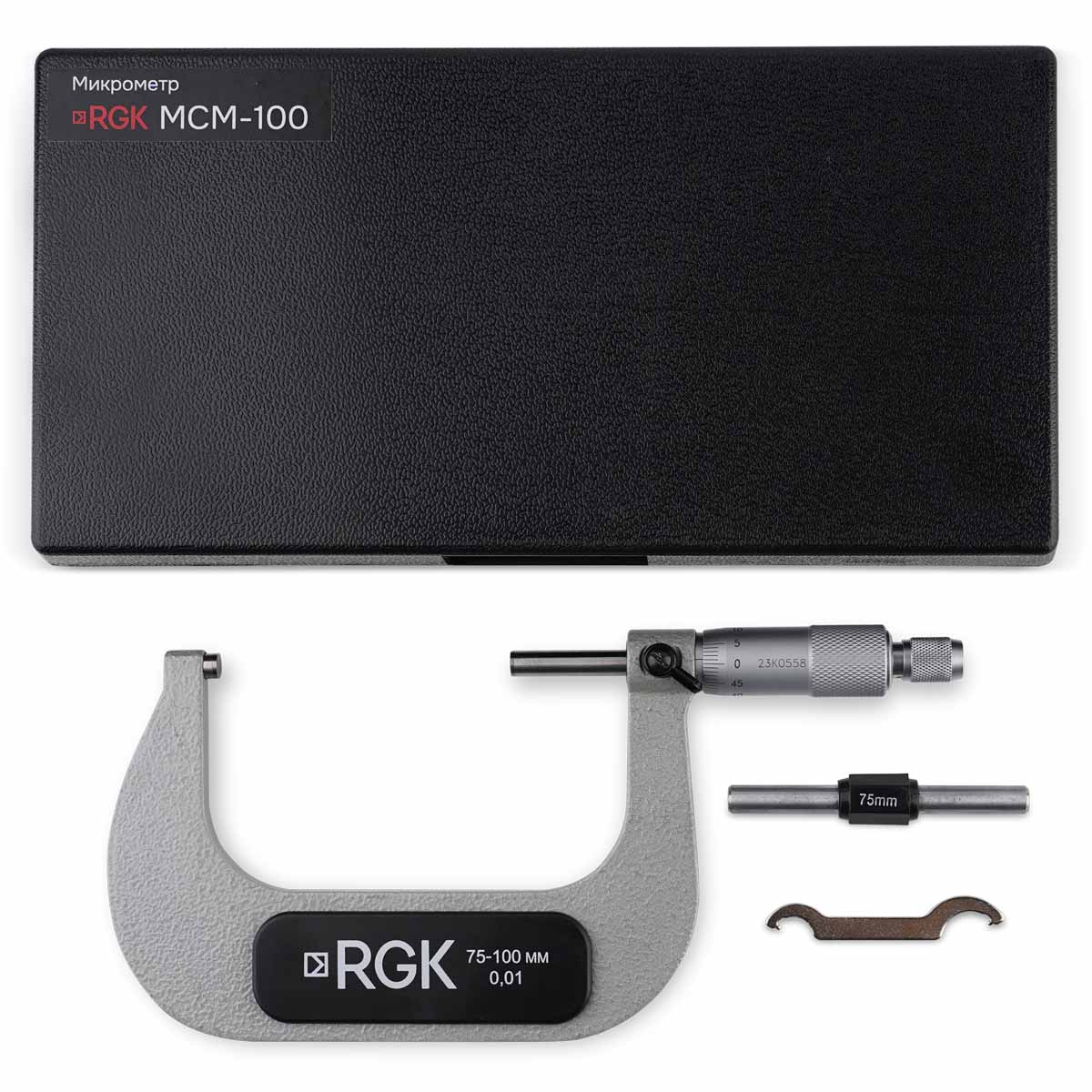 Микрометр RGK MCM-100 с поверкой
