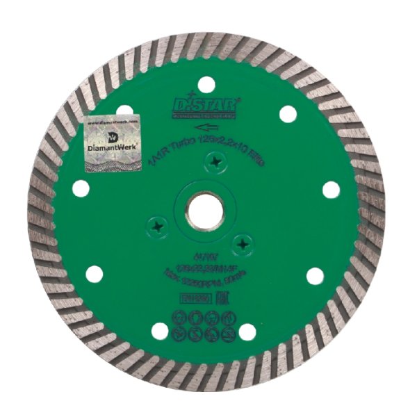 Диск алмазный Distar 1A1R Turbo 125x2.2x10x22.23 /М14F Elite