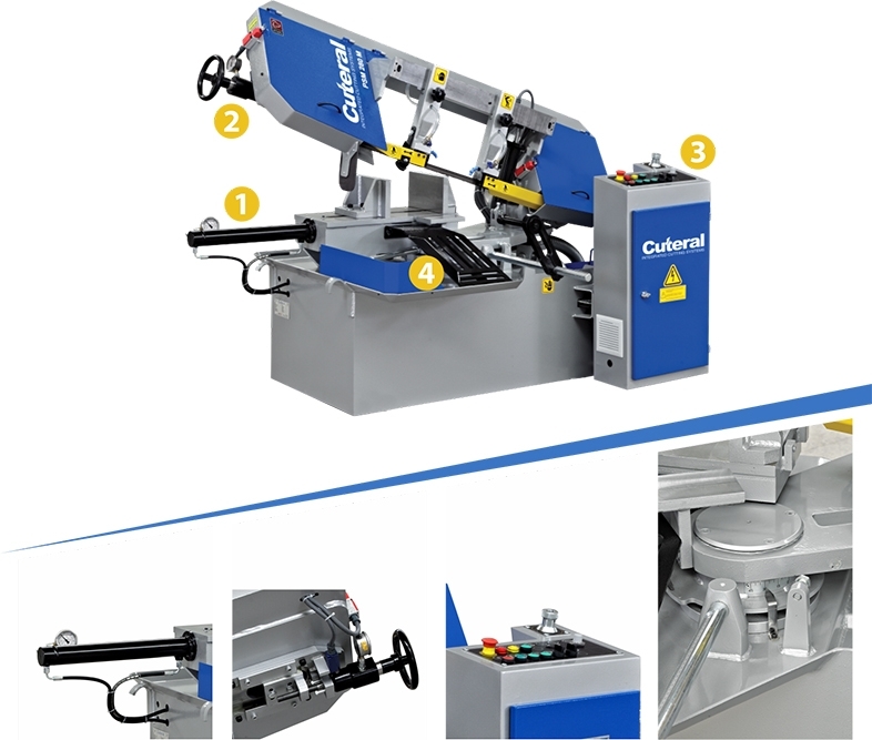Станок ленточнопильный полуавтоматический PSM 280 M CUTERAL