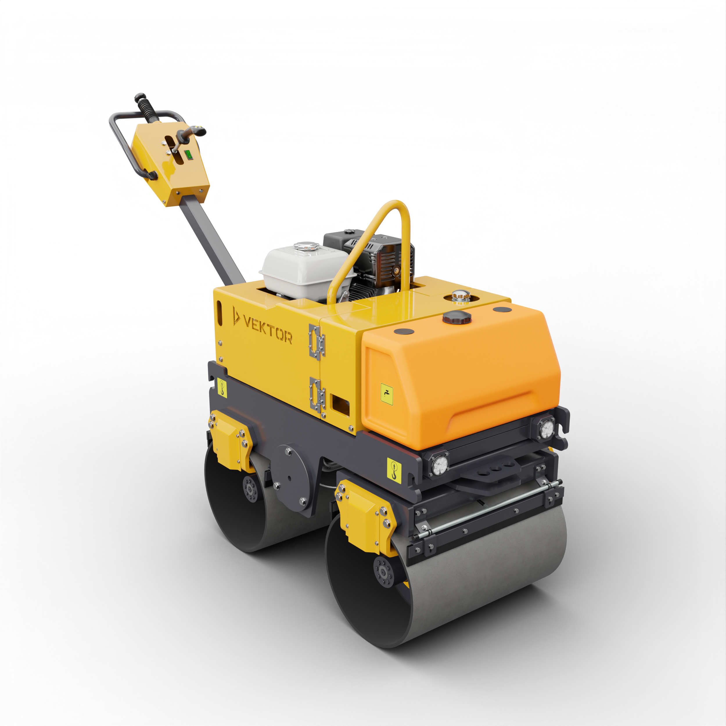 Виброкаток ручной двухвальцовый Vektor VRDR-800D