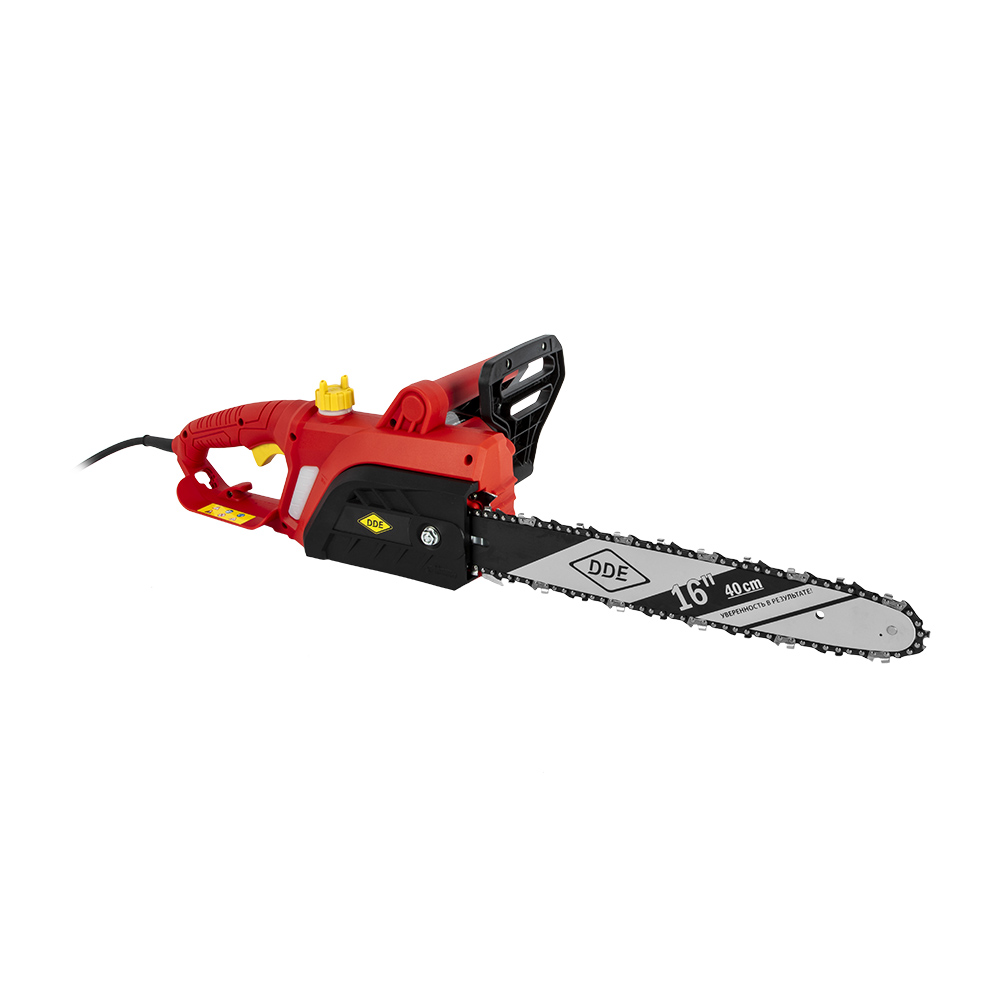 Пила цепная электрическая DDE CSE230 (двиг. поперечный, 2,3 кВт, шина 40 см, цепь 3/8PM-57-1,3)(двиг. поперечный, 2,3 кВт, шина 40 см, цепь 3/8PM-57-1,3)