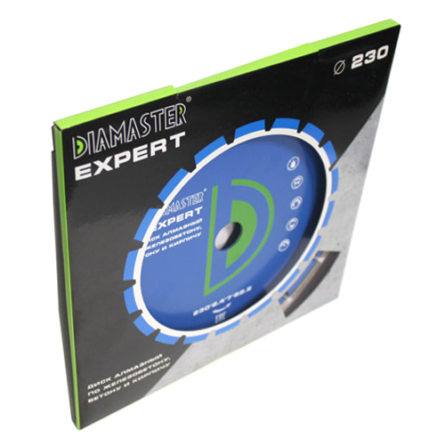 Диск сегментный DIAMASTER Expert 230*22,2*18z железобетон