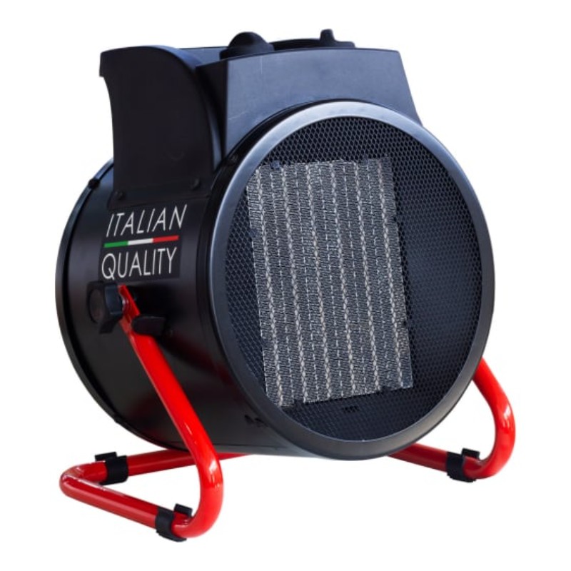 Электрический тепловентилятор Verton Air EH-5C ( 220В,40/3000/5000Вт,670куб.м) силовая вилка