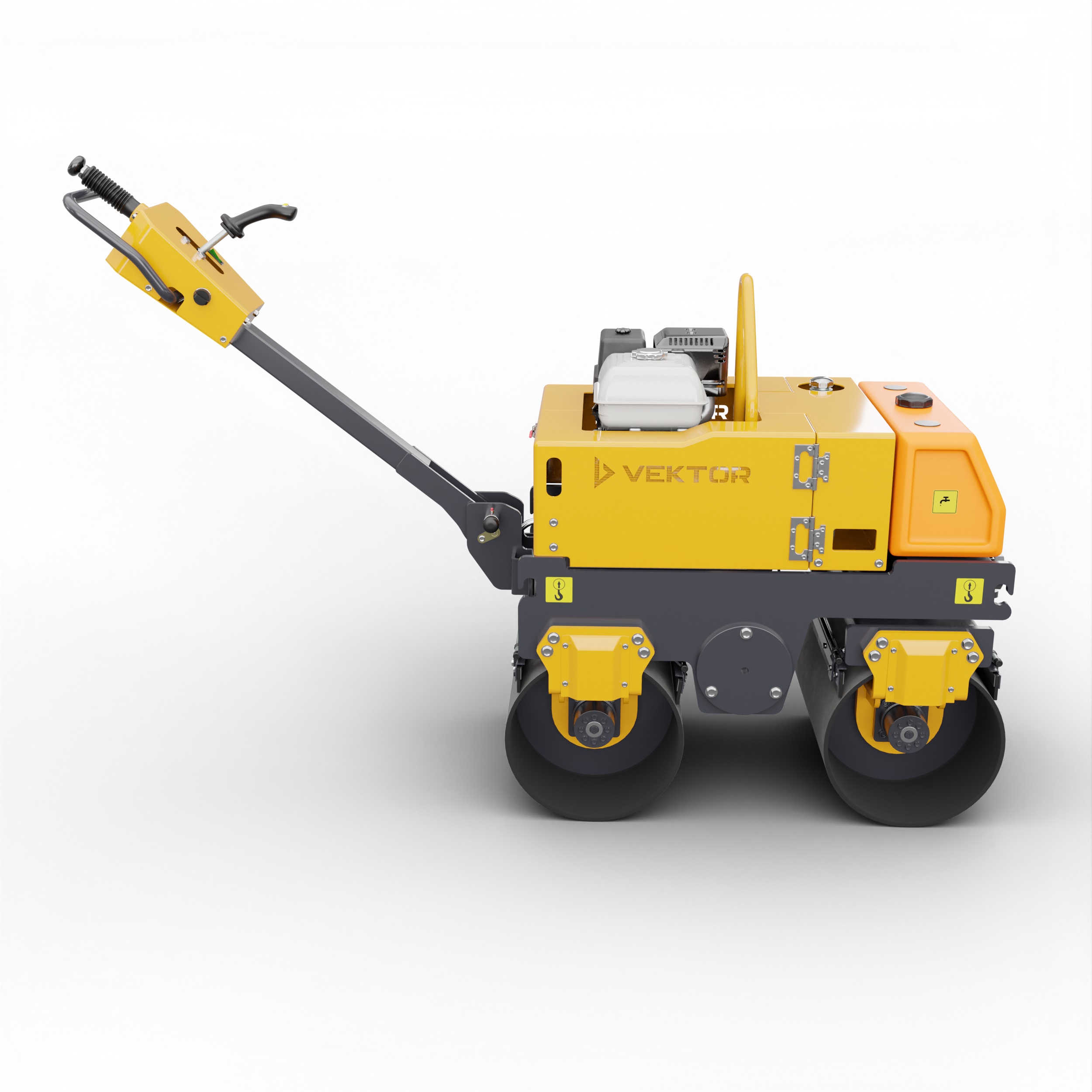 Виброкаток ручной двухвальцовый Vektor VRDR-800C