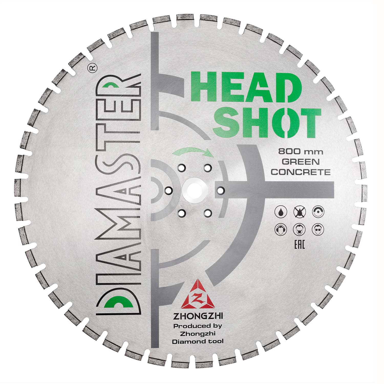 Диск сегментный DIAMASTER LIFE HEAD SHOT 800*35/25,4*46z железобетон