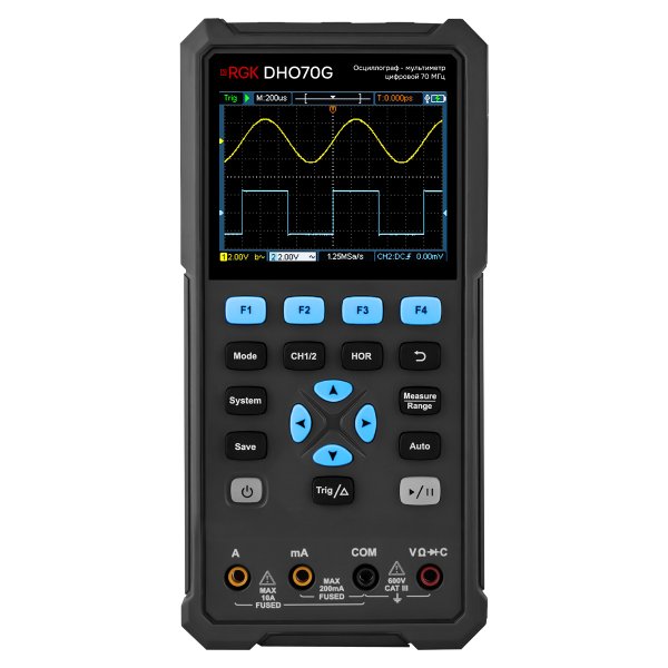 Осциллограф - мультиметр RGK DHO70G с поверкой