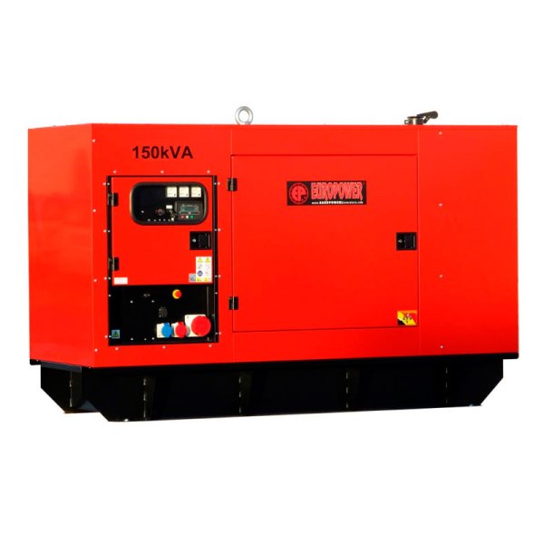 Дизельный генератор EUROPOWER EPS 150 TDE (1500 об/мин, шумозащитный кожух)