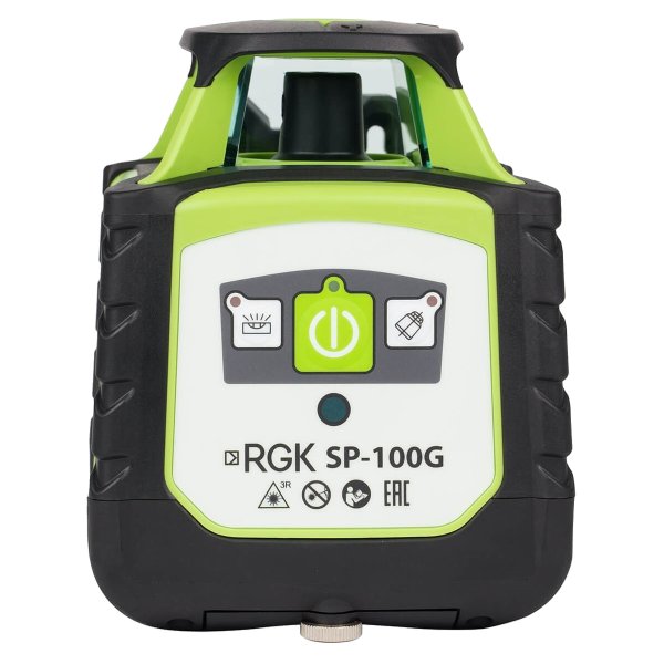 Ротационный нивелир RGK SP-100G с зеленым лучом