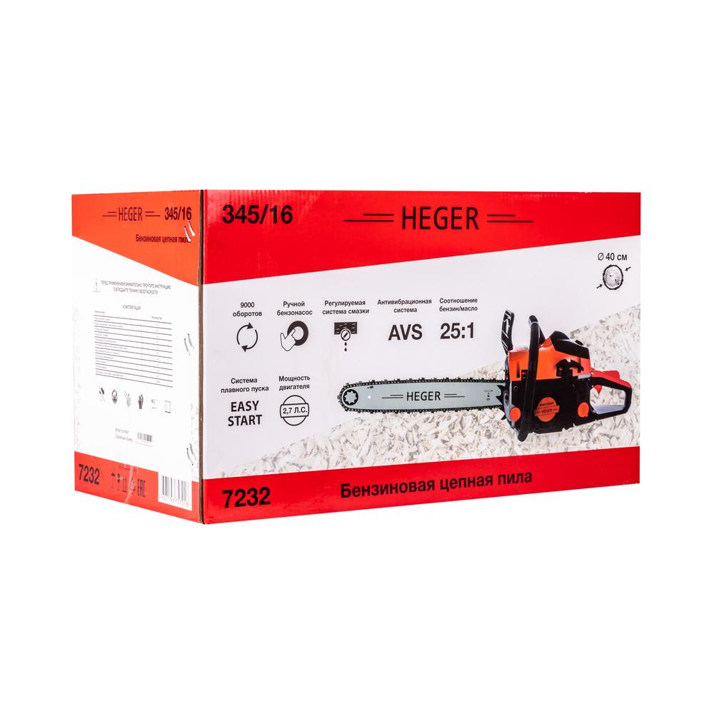 Бензиновая цепная пила FoxWeld HEGER 345/16