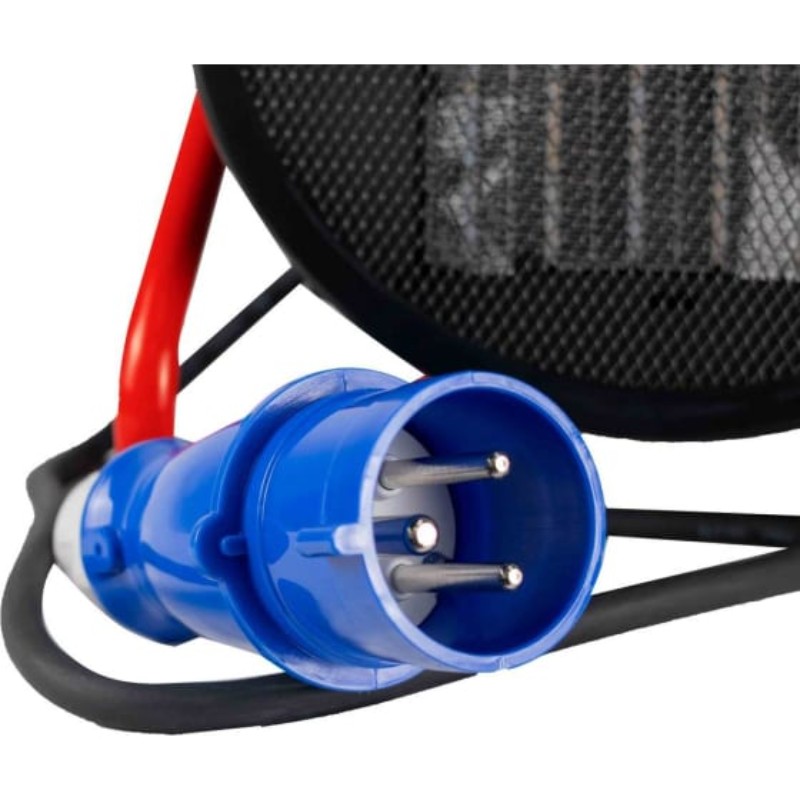 Электрический тепловентилятор Verton Air EH-5C ( 220В,40/3000/5000Вт,670куб.м) силовая вилка