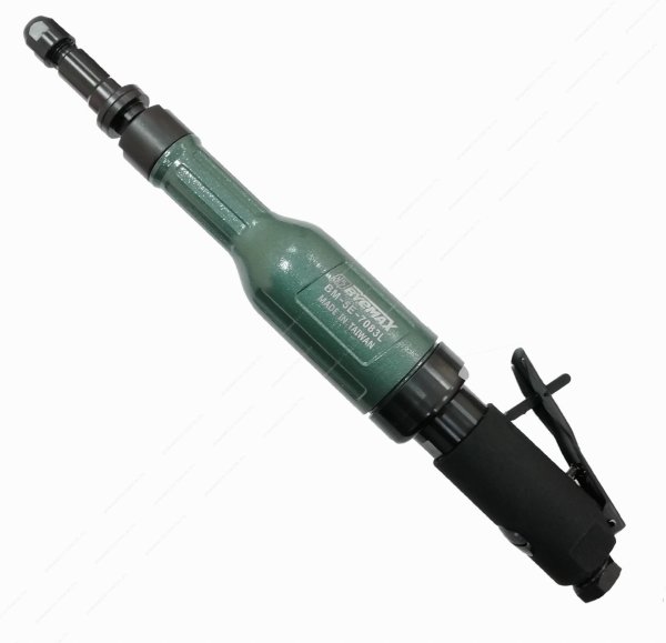 BM-5E-7083L Бормашинка пневматическая прямая удлиненная, цанга 6 или 8мм