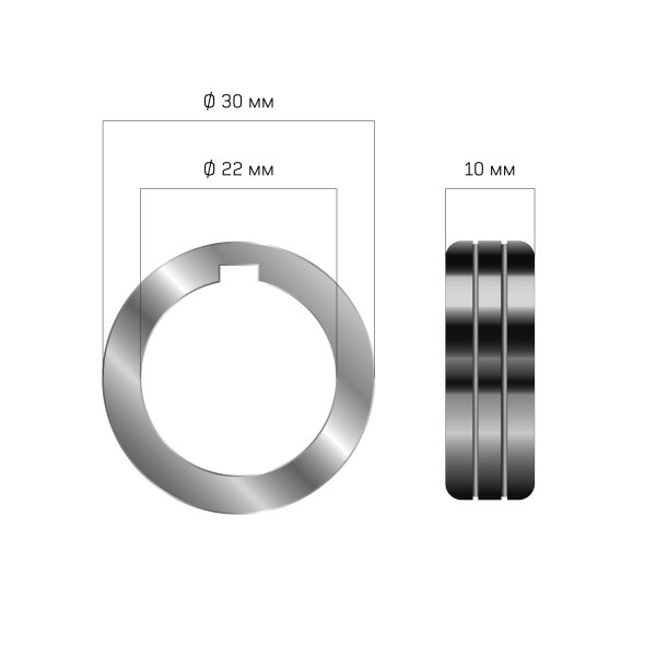 Ролик порошк. 0.9мм /OVERMAN 160-180-200/ SPEEDWAY 200-250-300/ SKYWAY 250-250/3/ Динамика 200 ЭКСПЕРТ