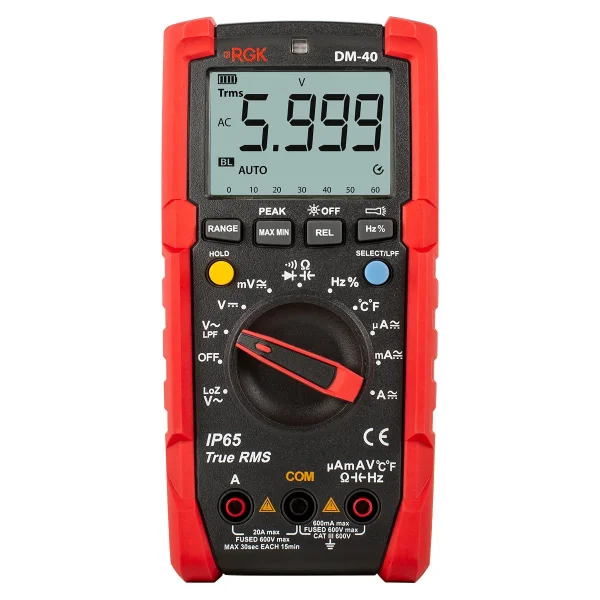 Мультиметр RGK DM-40 с поверкой