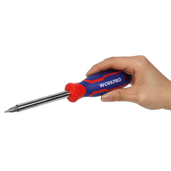 Отвертка-битодержатель 1/4" магнитная проф WP221049 WORKPRO