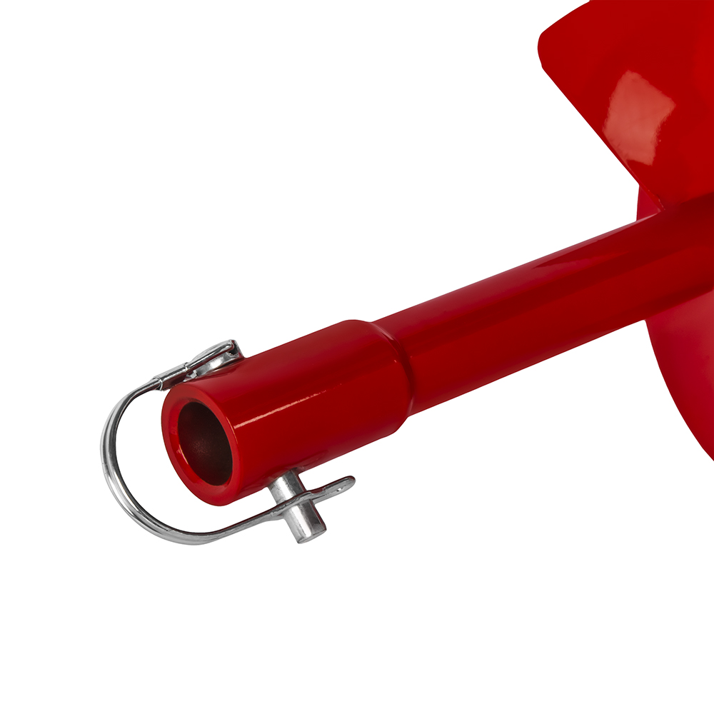 Шнек двузаходный для грунта DDE мотобура (ф = 150 мм,  L = 800 мм, посадка на вал 20 мм)L = 800 мм, посадка на вал 20 мм)