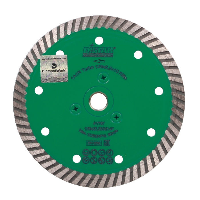 Диск алмазный Distar 1A1R Turbo 125x2.2x10x22.23 /М14F Elite