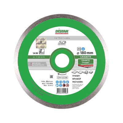 Диск алмазный 1A1R Granite d 180 мм