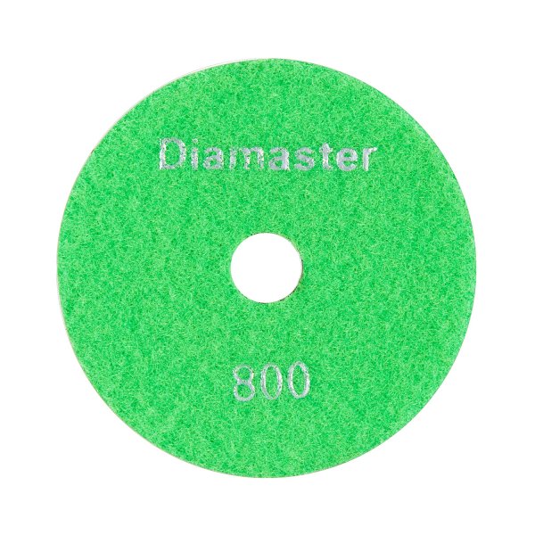 Алмазный гибкий шлифовальный круг (АГШК) DIAMASTER 100*2 №800 бетон зеленый