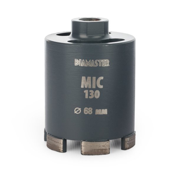 Алмазная коронка Diamaster MIC-130 по ж/бетону и кирпичу 68 мм (М16) dry Laser
