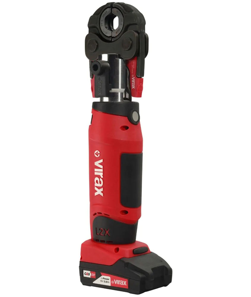 Аккумуляторный пресс VIRAX Viper® L2X в наборе со вкладышами V15-V18-V22-28