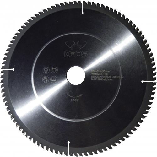 Диск пильный по металлу KEOS 250x30  z100 (WMB250.100)