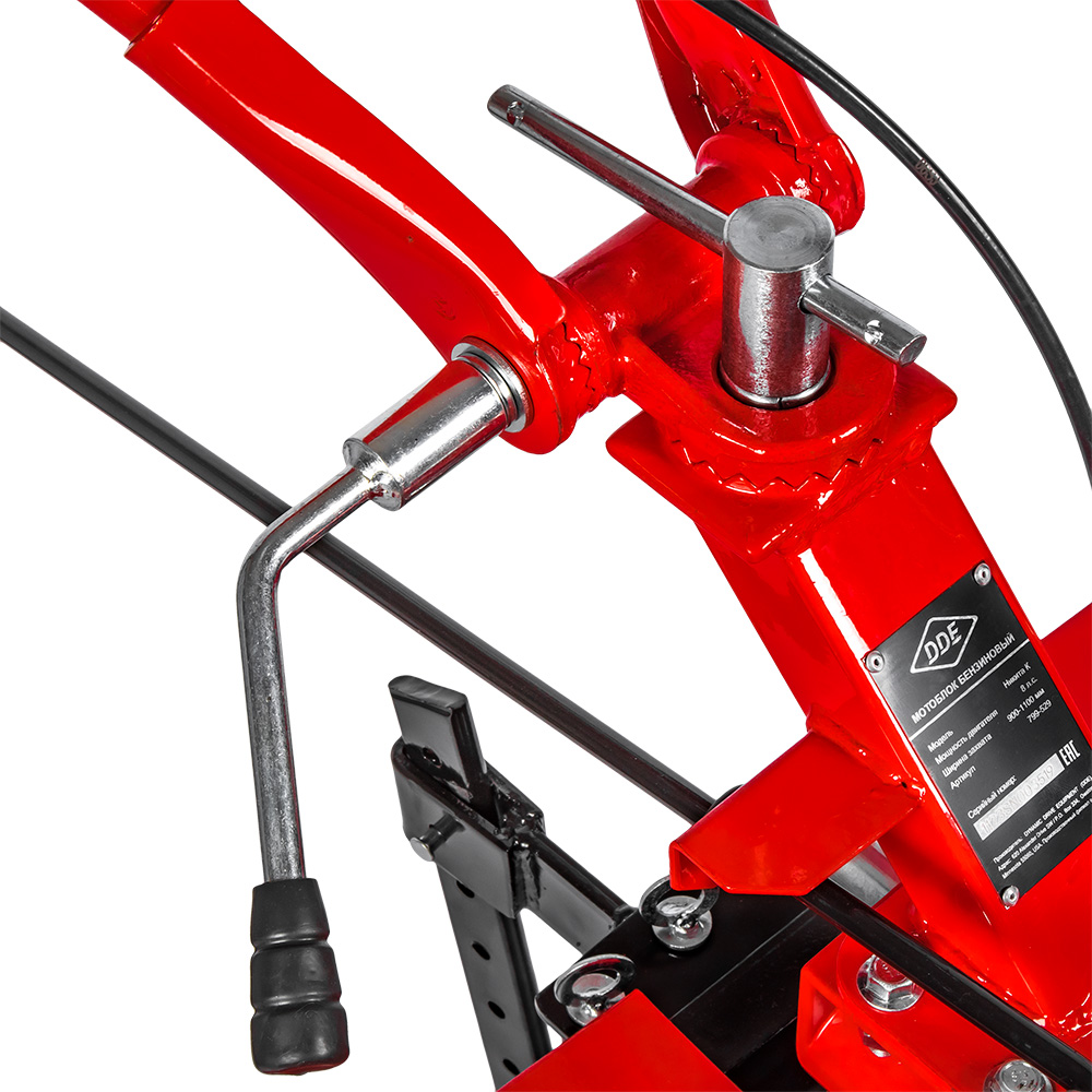 Мотоблок DDE Никита К (8 л.с., КПП 2F/1R, ширина 90-110 см, фрезы 24 ножа, колеса 4"х10", редуктор чугун)(8 л.с., КПП 2F/1R, ширина 90-110 см, фрезы 24 ножа, колеса 4"х10", редуктор чугун)