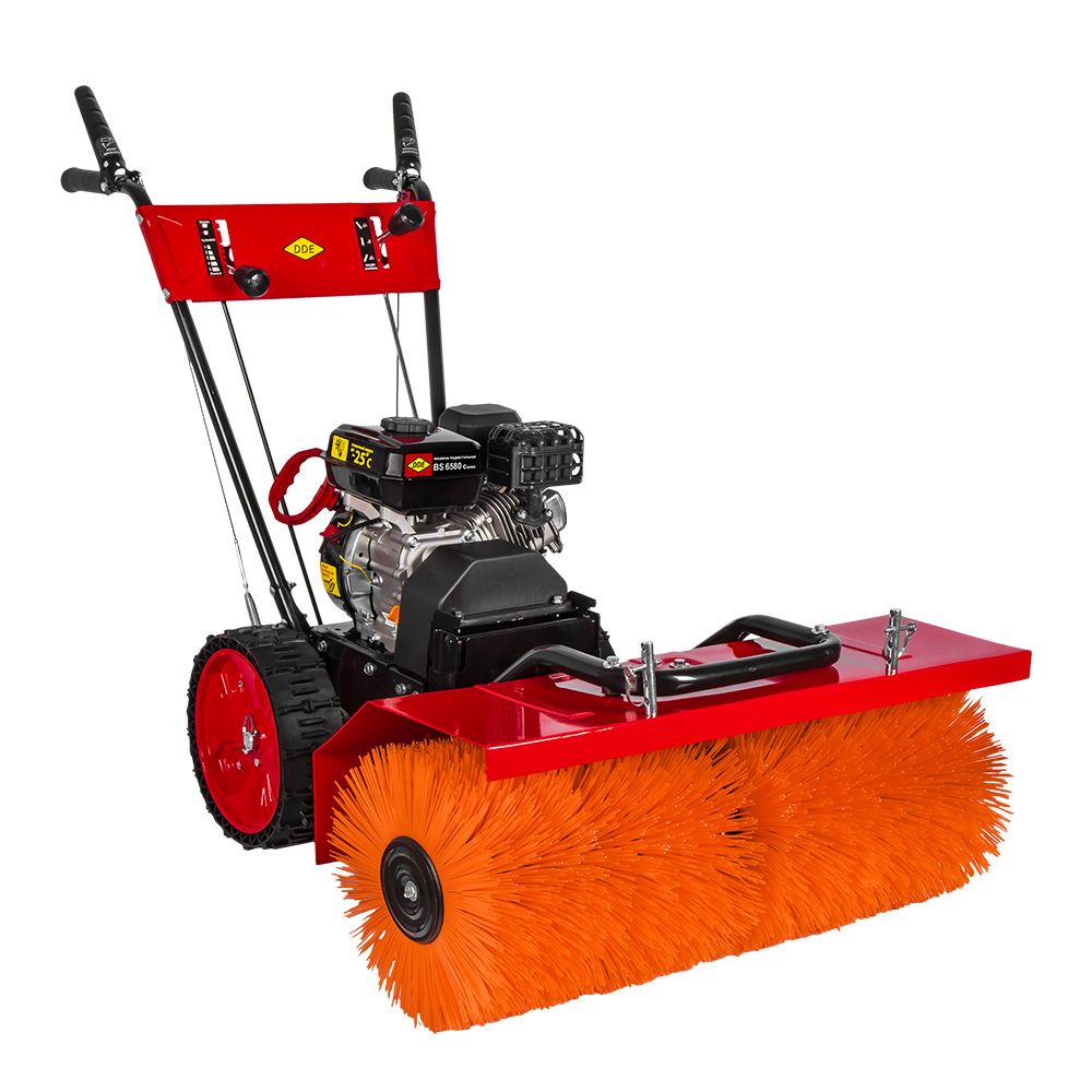 Машина подметальная DDE BS 6580 Combo (6,5 л.с., ширина 80 см, скор., +5/-2, колеса 13")(6,5 л.с., ширина 80 см, скор., +5/-2, колеса 13")