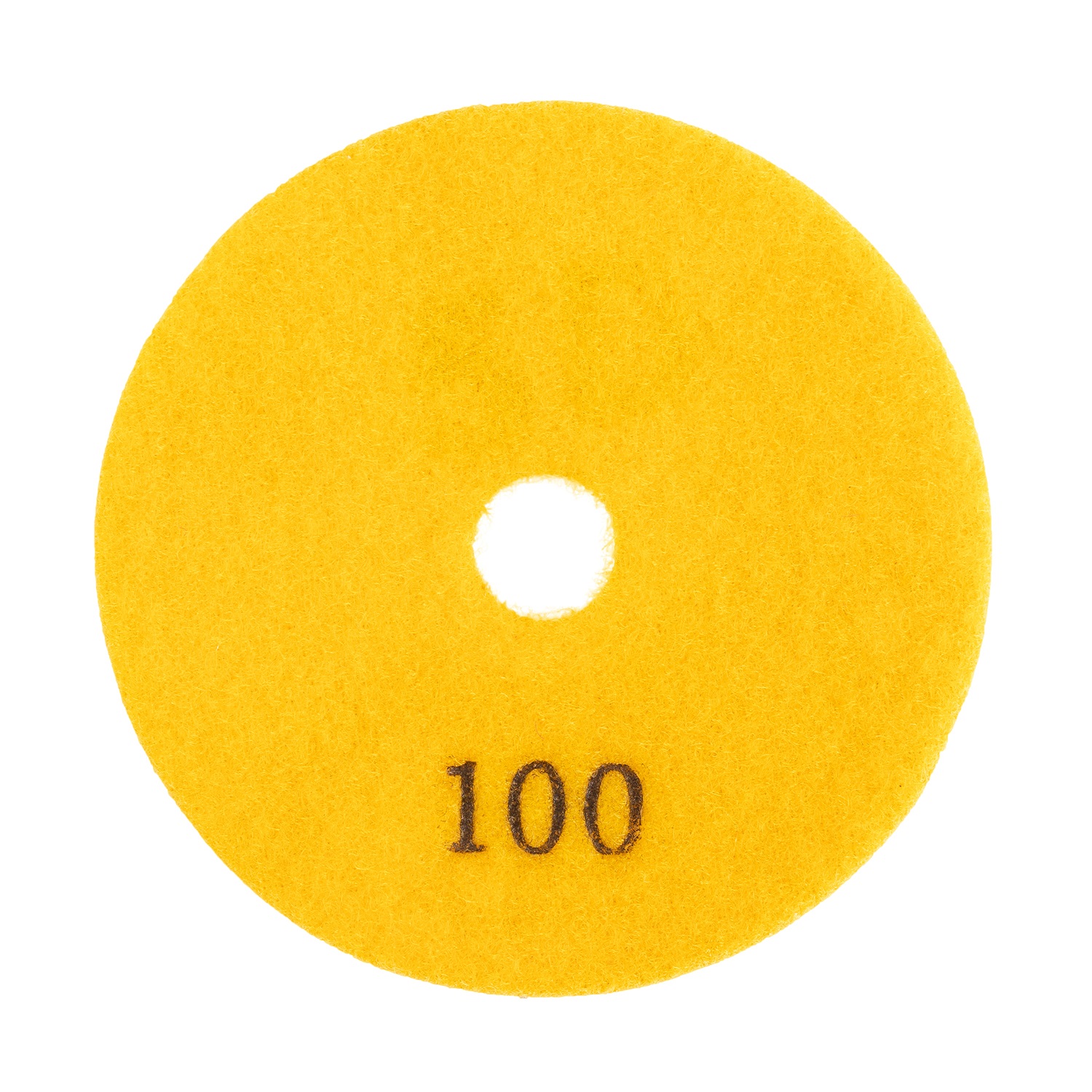 Алмазный гибкий шлифовальный круг (АГШК) DIAMASTER 100*2,2 №100 бетон желтый