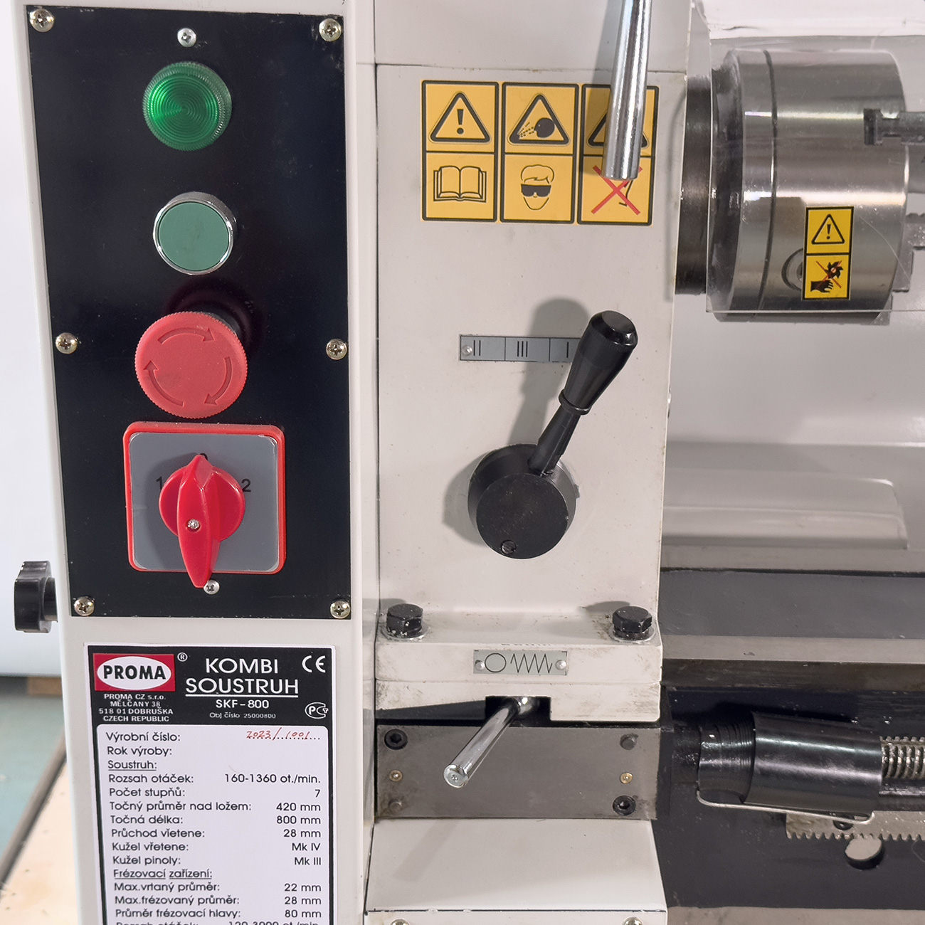 SKF-800 комбинированный токарный станок